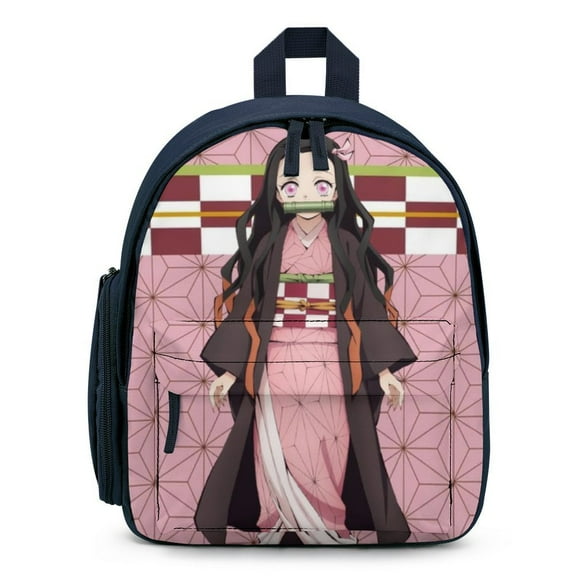 Kamado Nezuko Backpack Cute Print Daypack Lightweight Casual Backpack Travel Hiking Backpacks