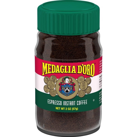 Medaglia D Oro - Instant Italian Espresso Coffee - 2 Oz, Case of 12