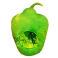 thumbnail image 1 of KAKOWELY Sombrero de pimiento verde de peluche, accesorio para la cabeza para festivales, accesorio para fotos divertido, sombrero decorativo, sombrero de dibujos animados, 1 of 5