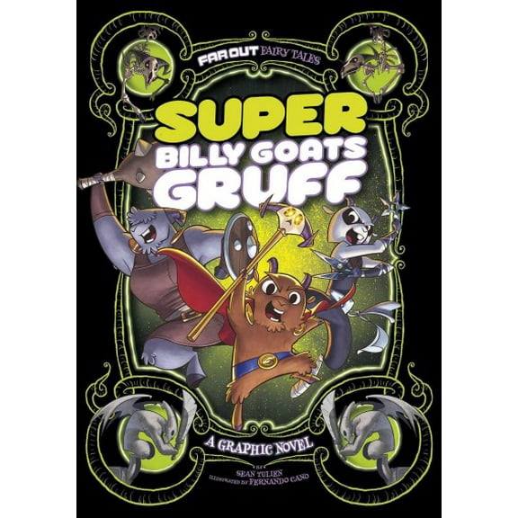 Pre-Owned Super Billy Goats Gruff: A Graphic Novel (Far Out Fairy Tales) Paperback