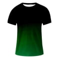 thumbnail image 5 of RATTOYY T-Shirts For Men's Summer Casual Sports T Shirt Fashion Lapel Simple Gradient Short Sleeved Round Neck T Shirt Men Style Mens Summer T Shirts, 5 of 7