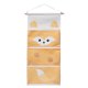 thumbnail image 1 of Organizador colgante Animal de dibujos animados Bolsillos colgantes Puerta de pared Bolsa de almacenamiento colgante Bolsa de utensilios de guardería con 3 bolsillos Sincero  Ropa, 1 of 7