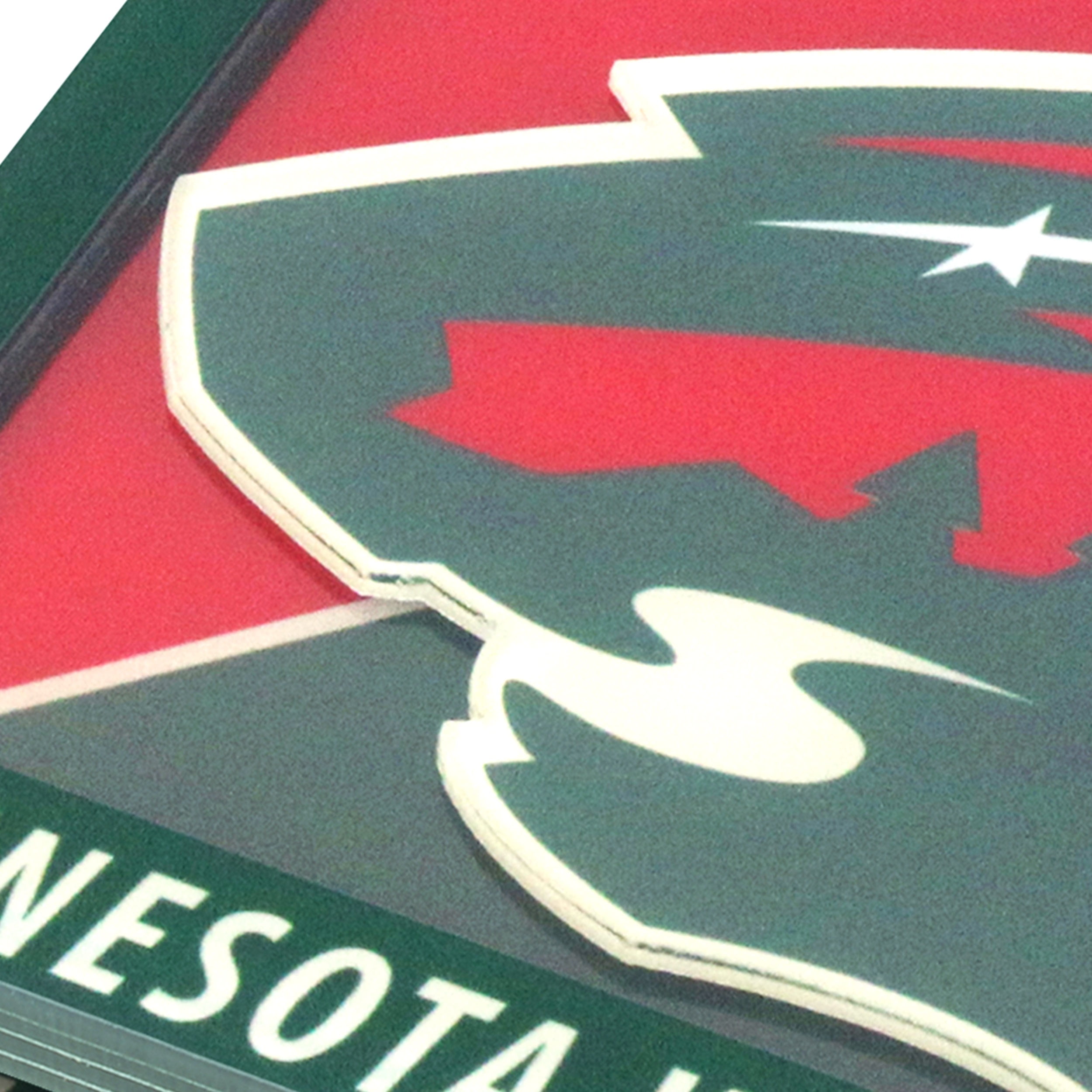 YouTheFan NHL Minnesota Wild 3D-LSC 3D Logo Series Coasters - Pack of 2