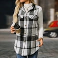 thumbnail image 4 of LGhxcb Women's Plus Size Plaid Vest Coat Button Down Sleeveless Coat Jacket Outerwear Women's Outerwear Vests, 4 of 6