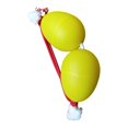 thumbnail image 4 of Hand Shaker Sand Balls Pequeño instrumento musical Huevos musicales Portable Handheld Durable Drum Ball para juegos KTV Conciertos Enseñanza Amarillo, 4 of 8