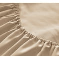 thumbnail image 4 of Mutlu Home Goods Rayon Made From Bamboo Sheets Set, Queen Beige Sheets -Deep Pockets-Available in Queen,King,Full,California King,Twin,Twin XL-Wrinkle Free-Ultrasoft-4 Pieces, Queen Size, Beige, 4 of 5