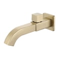 thumbnail image 4 of Grifo de agua potable, grifo para fregadero, accesorios de baño cuadrados, grifo de baño de un solo orificio, grifo de cocina para restaurante, baño, parte dorada abierta, 4 of 8