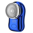 thumbnail image 2 of Wswqop Electric Mini Beard Trimmer Smart Digital Display Small Detachable Washable Head blue, 2 of 9