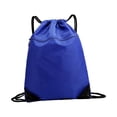 thumbnail image 1 of Mochila con cordón Bolsa con cordón Bolsas de Gimnasio Bolsas de PE Plegables Grandes Mochila para niños Adultos Fútbol Senderismo, 1 of 8