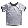 thumbnail image 4 of LIIPEE Summer Short Sleeve Tees For Men Athletic Solid Color Crew Neck T Shirts Male Comfortable Breathable Versatile Tshirt,XXXL, 4 of 8