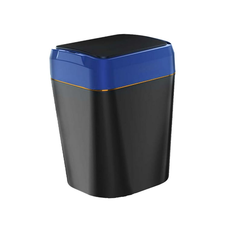 LJIACLEA Black Bathroom Trash Can 2.6 Gallon Motion Sensor Trash Cans Automatic Touchless Garbage Bin Small Smart Trash Can For Bathroom,Kitchen, Toilet, Bedroom, RV