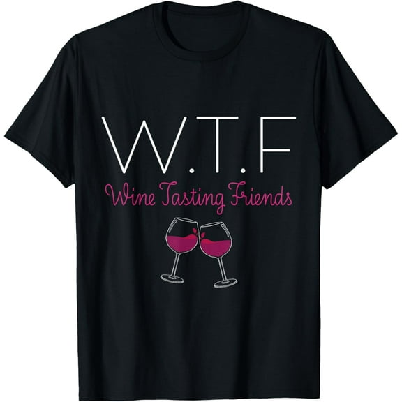 Playful Comfort Tee - Wine Tasting Friends T-Shirt