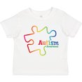 thumbnail image 3 of Inktastic Rainbow Gradient Autism Boys or Girls Toddler T-Shirt, 3 of 5