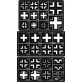 thumbnail image 3 of Alliance Model Works 1:48 WWII German Aircraft Markings Spraying Stencil #AW001, 3 of 4