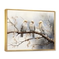 thumbnail image 2 of Designart "Silent Bird Watcher VII" Animals Floater Framed Wall Art Living Room, 2 of 7