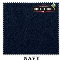 9' Championship Invitational Teflon Pool Billiard Table Felt Cloth - Navy Blue - Free Spots - AUTHORIZED DEALER