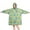 Green Dinosaurs Ponds-1, variant on Wearable Oversized Blanket,Green Dinosaurs Pattern Wearable Blanket Hoodie for Adults,Cozy Hooded Blankets with Super Pockets,Super Warm Fuzzy Pullover for Women & Men