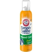 Arm & Hammer Simply Saline 3-in-1 Wound Care 7.4 Oz Antiseptic Spray Wound Cleanser First Aid Supplies Wound Wash Saline Solution Active Skin Repair Spray Piercing Aftercare Spray