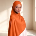 thumbnail image 2 of QASIEATN Cotton Hijab Women's Headscarf Quality 180 X 55 Cm Soft Breathable and Opaque Daily Wear Casual Accessories Silk Scarves for Women, 2 of 5