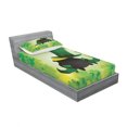 thumbnail image 3 of St. Patrick's Day Bedding Set with Sheet & Covers, Leprechaun Hat Shoes Costume with Pot of Gold with Shamrock Leaves, Printed Bedroom Decor 2 Shams, 4 Sizes, Forest Green, by Ambesonne, 3 of 3