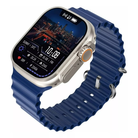Smartwatch Reloj Inteligente Fralugio GS Ultra 2 4gb Rom Mp3 Azul
