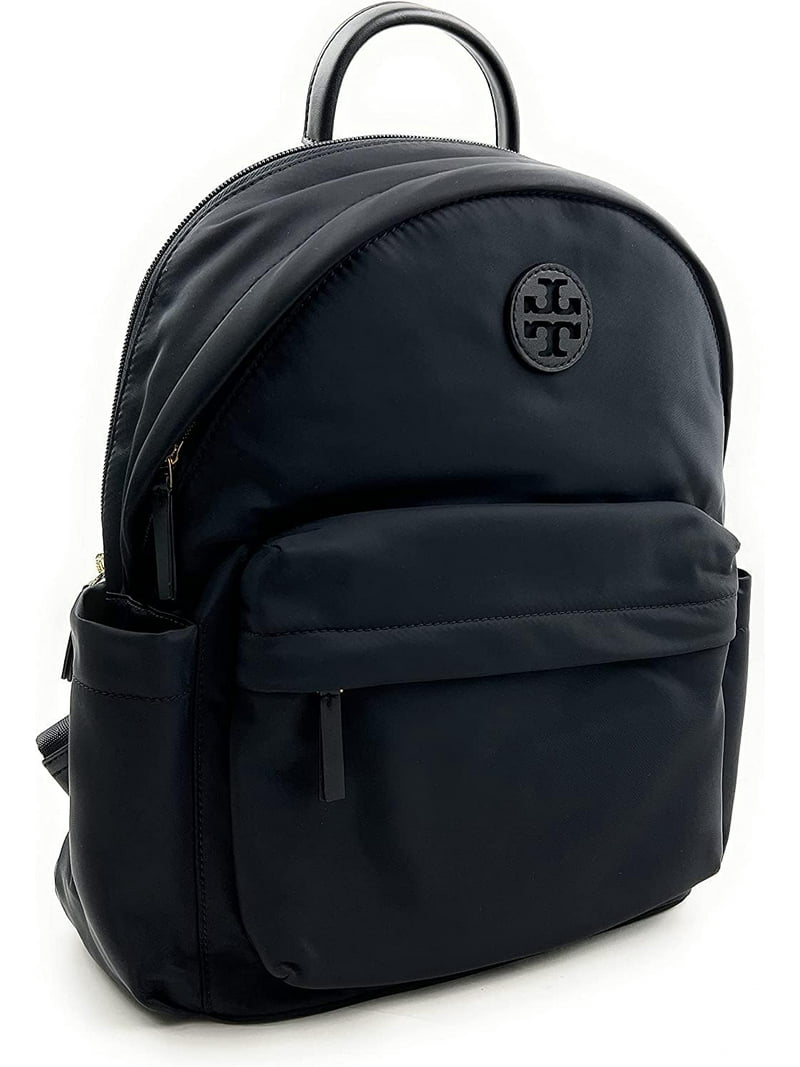 Tory Burch 大人気 ELLA バックパック リュック　ブラック TORY BURCH 88368 ELLA BLACK NYLON GOLD HARDWARE WOMEN'S