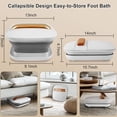 thumbnail image 5 of Collapsible Foot Spa Bath Massager with Heat and Rollers Massage,Remote Control,Water Jet,Temperature Control, Red Light,Foot Pedicure Kit,Gifts for Mom Dad, 5 of 14