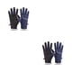 thumbnail image 3 of Guantes térmicos Sonducket de invierno Pantalla táctil Vellón grueso Cálido con rayas reflectantes Correr Deportes Esquí Mitones, 3 of 6