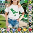 thumbnail image 5 of Easter T Shirts for Toddler Girls Cute Graphic Short Sleeve T Shirt Casual Easter Day Pullover Tops T-Shirts Infant To Big Kid, 5 of 5