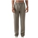 thumbnail image 1 of Pantalones largos para hombre, con cintura elástica, color liso, con cordón y bolsillos, de poliéster., 1 of 4