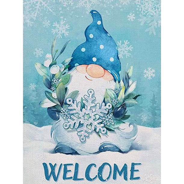 Cuadros Decorativos Snow and Ice Goblin 5D DIY Diamond Painting Kits Full Round Drill Decor (B5709) Likrtyny embutido en tela