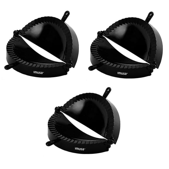 IMUSA JUMBO EMPANADA MAKER /TURNOVER PRESS 6.25" PACK OF 3