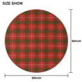 thumbnail image 6 of Red Green Checkerboard Checkered Pattern Round Tablecloth 60"x60",Wrinkle Wipeable Table Cloth for Kitchen Dining Room Picnic Patio Party, 6 of 6