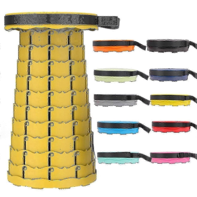 Taburetes telescópicos portátiles yuxing Silla plegable color rojo y negro