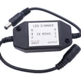 thumbnail image 4 of 2Pcs DC12V-24V LED Strip Lights Dimmer Switch PWM Rotary Dimmer Controller Inline Dimmer Switch for LED String Lights Christmas Lights Black K-018-BK, 4 of 6