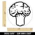 thumbnail image 2 of Vegetable Broccoli Self-Inking Rubber Stamp Ink Stamper - Red Ink - Medium 1 Inch, 2 of 7