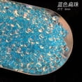 thumbnail image 1 of suxuMhao Loose Beads, 100g Resin Beads, Light Blue, Flat Round, Rondelle, Fishbowl, Slime & Vase Filler Beads, 6mm Flat Crunch Beads for Slime Making, Transparent Fishbowl Beads , DIY Crafts, 1 of 5