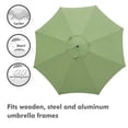 thumbnail image 4 of Yescom 13ft Universal Replacement Umbrella Canopy Top Cover Patio Beach, 4 of 7
