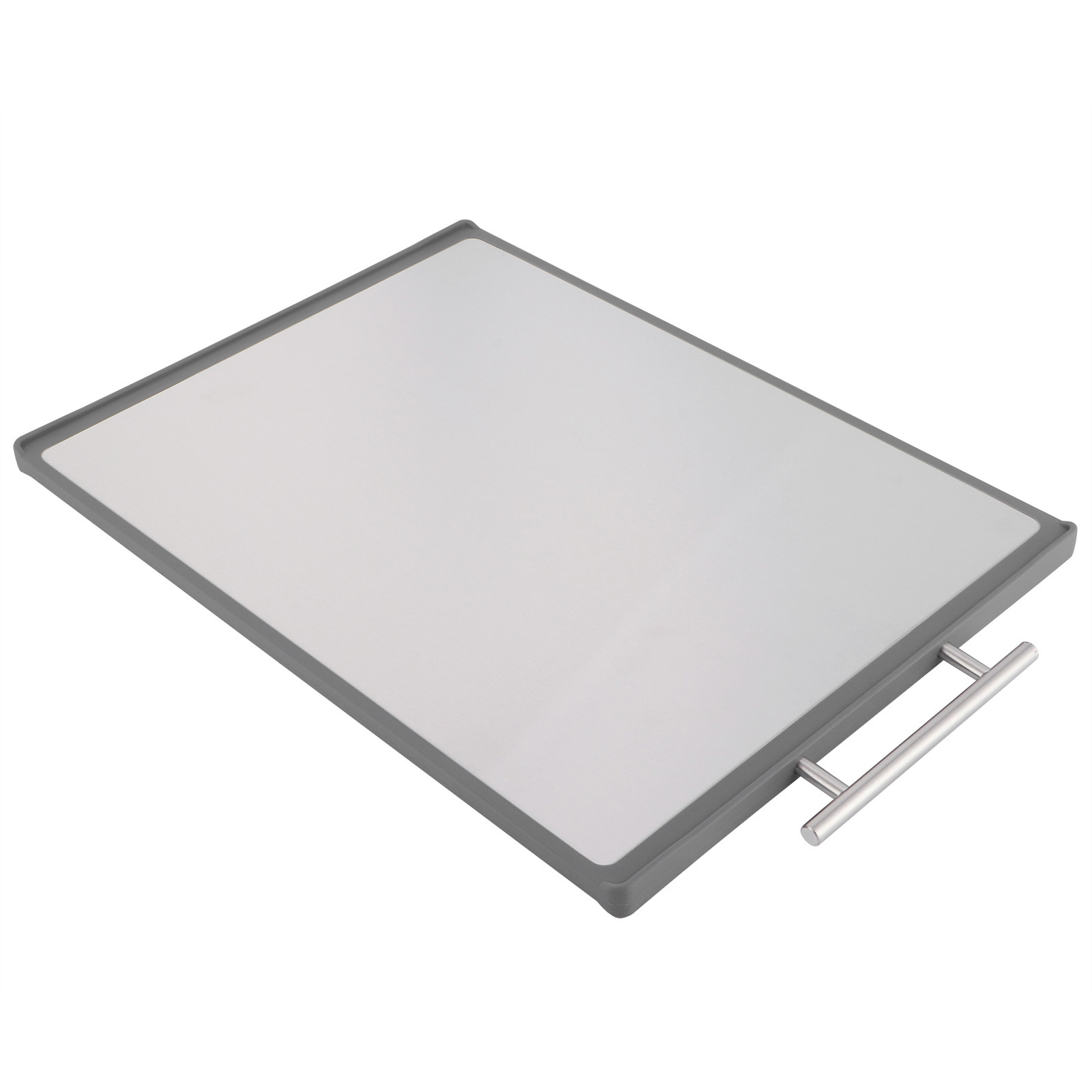 Fdit Stainless Steel Cutting Board,Double Sided Cutting Board 304