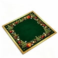 thumbnail image 2 of Christmas Mahjong Mat, 23.62 Inch Christmas Theme Square Table Cover, Non-slip Noise Reduction Base, for Poker Domino Board Game Mahjong Party Night Use(C), 2 of 7