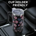 thumbnail image 6 of 4th July Tumbler with Handle and Straw Lid 40 oz,Cute Summer Patriotic Gift for Women Men American Flag Hearts Vacuum Insulated Leak Proof Stainless Steel Coffee Cup Mug, 6 of 6