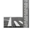 thumbnail image 4 of Unique Loom Outdoor Modern Collection Area Rug - Mod (3' 3" Round Black and White), 4 of 6
