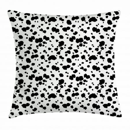 Animal Throw Pillow Cushion Cover Graphic Black And White Fancy