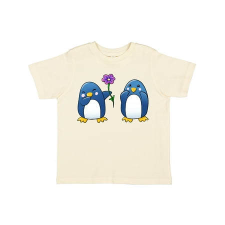 

Inktastic Cute Penguins in love for Valentine s Day Gift Toddler Boy or Toddler Girl T-Shirt