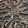 thumbnail image 7 of Backsplash Tile for Kitchen and Fireplace Viola 12 x 18 Metal Mural Oil Rubbed Bronze, 7 of 7