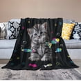 thumbnail image 6 of Yibo Just A Girl Who Love Dogs Blanket Dog Gifts for Girls/Boys Dogs Soft Blanket Warm Fleece Flannel Plush Blankets for Bed Sofa Couch, 6 of 8