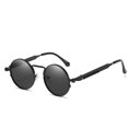 thumbnail image 4 of Gafas de sol estilo punk, gafas de sol personalizadas con patas de metal de primavera a la moda para hombre, gafas de sol reflectantes para mujer, 4 of 5