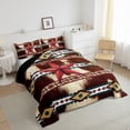 thumbnail image 3 of Castle Fairy Western Texas Star Twin Comforter Sets Female Men,Bohemian Aztec Bedding Set, 3 of 7