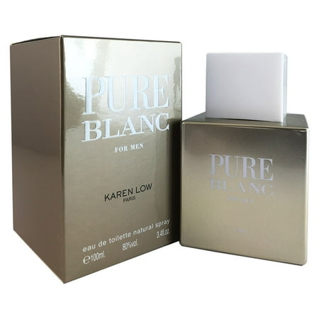 Pure Blanc for Men by Karen Low 3.4 oz EDT Spray