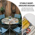 thumbnail image 2 of Farmhouse Flowers Round Tablecloth for 45-54 Inch Tables,Fitted Table Cover with Elastic Edge,Vintage Pastoral Botanical Floral Waterproof Outdoor Table Cloth Protector for Patio Garden Dinner Picnic, 2 of 9
